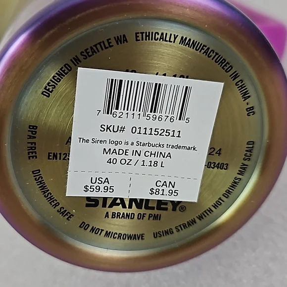 Stanley x Starbucks NWT Tumbler 2024 Limited Edition - Picture 4 of 4